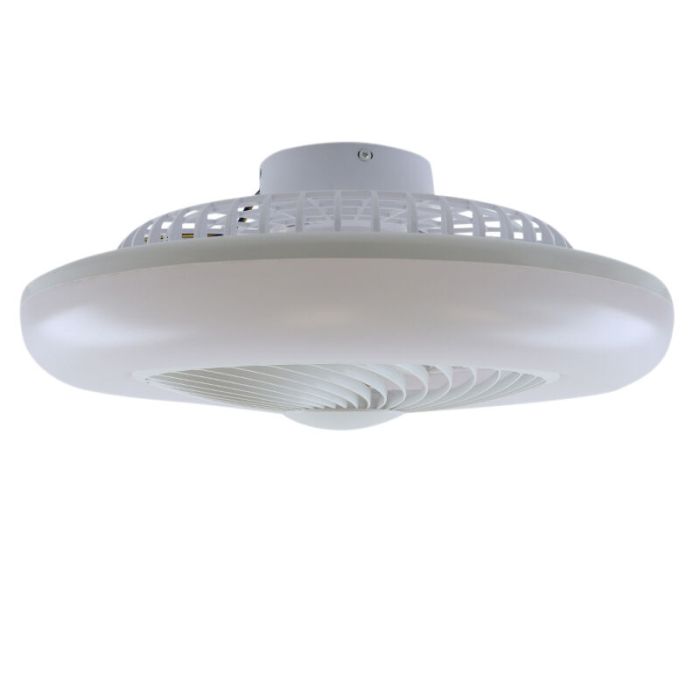 Moderne plafondventilator grijs, Gonda, 40W, 3000K LED, met afstandsbediening