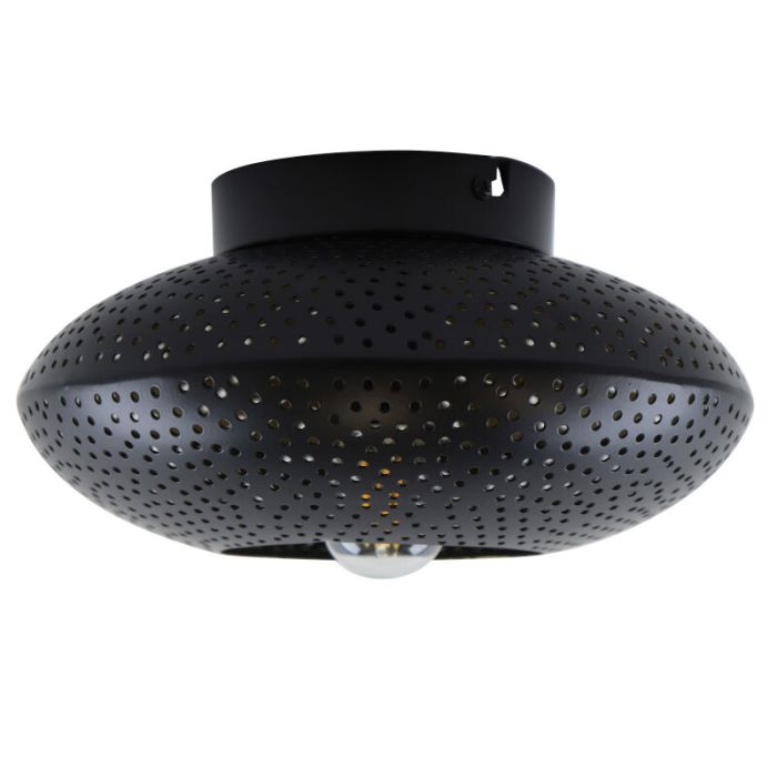 Oosterse plafondlamp zwart, Hila