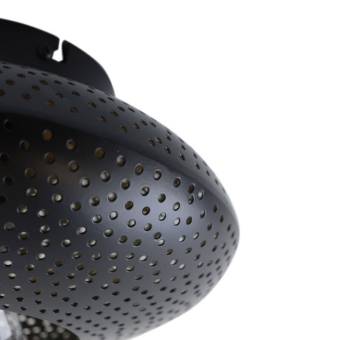 Oosterse plafondlamp zwart, Hila