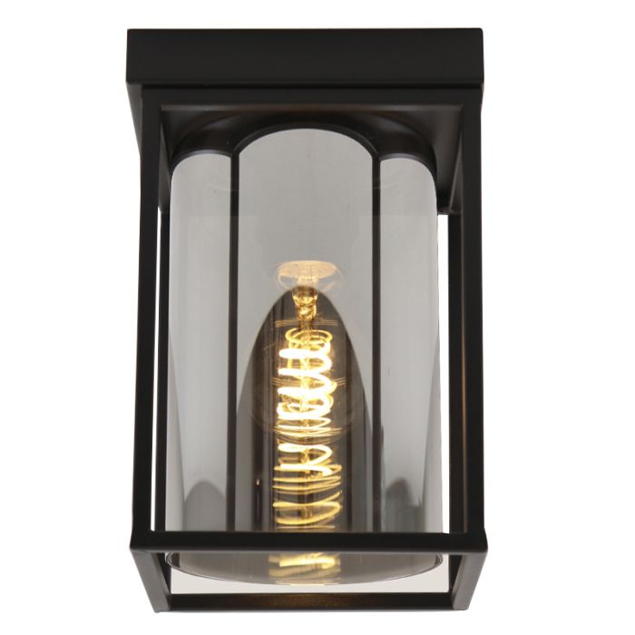 Moderne plafondlamp zwart, Jessa