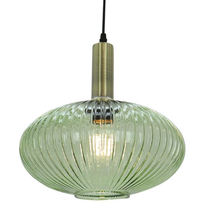 Retro hanglamp groen, Charlois
