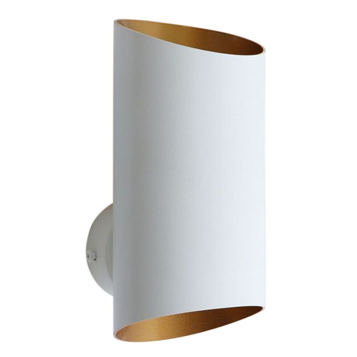 Moderne up down wandlamp wit, Dillan