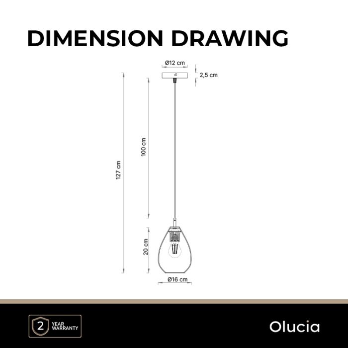 Design hanglamp amber, Evito