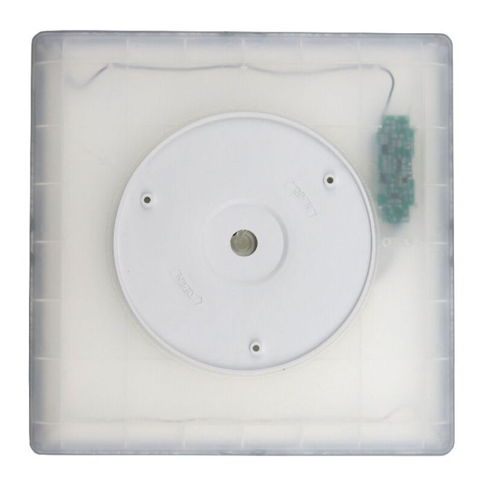 Witte plafonnière Shona, vierkant, 3-staps dimbaar, 22w, 3000K LED
