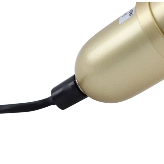 Gouden tafellamp Gidon, metaal