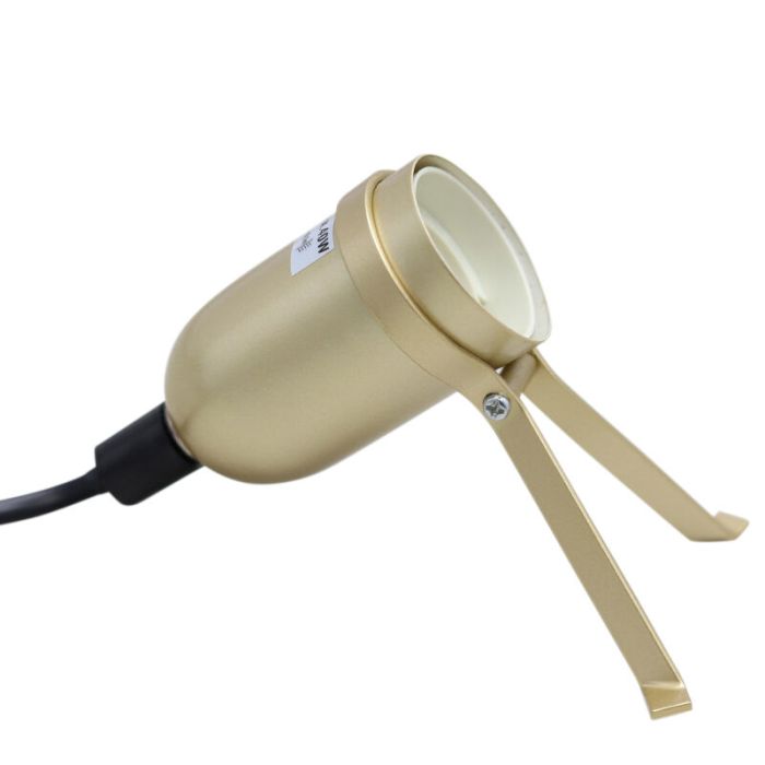 Gouden tafellamp Gidon, metaal