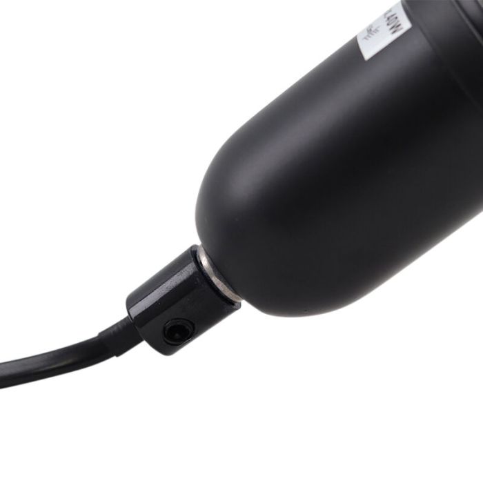 Zwarte tafellamp Gidon, metaal