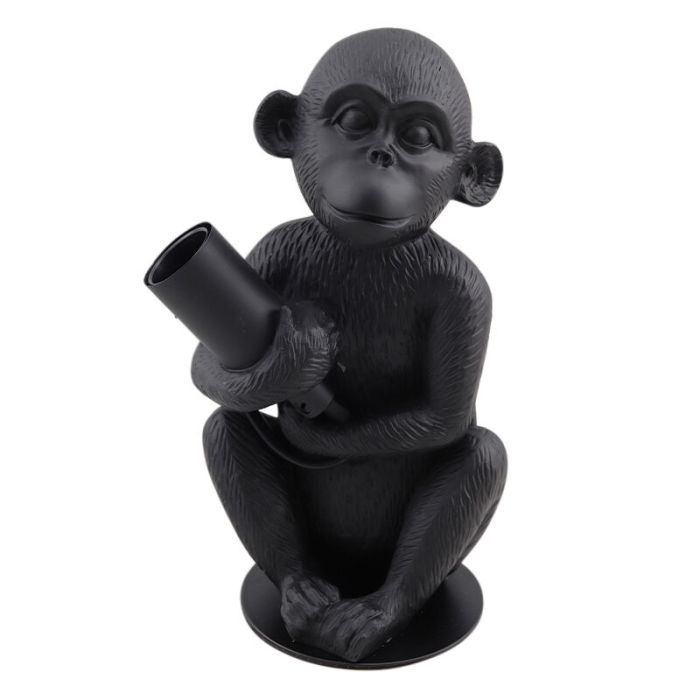 Moderne aap lamp zwart, Monkey, met schakelaar