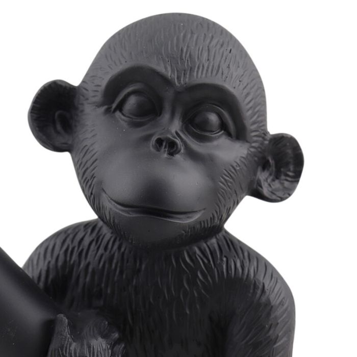 Moderne aap lamp zwart, Monkey, met schakelaar