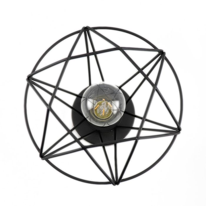 Stoere, industrie plafondlamp Jochem, Gaaslook