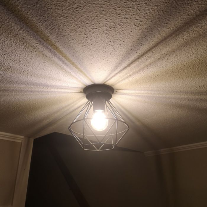 Stoere, industrie plafondlamp Jochem, Gaaslook