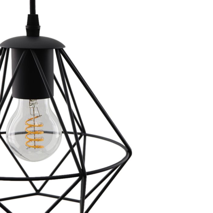 Stoere, industrie hanglamp Jochem, Gaaslook