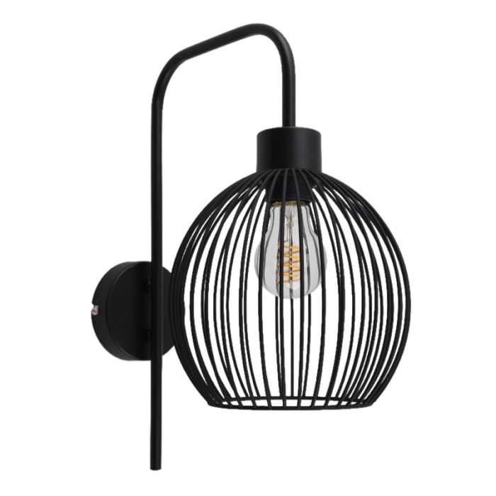 Industriële wandlamp zwart, Wiro
