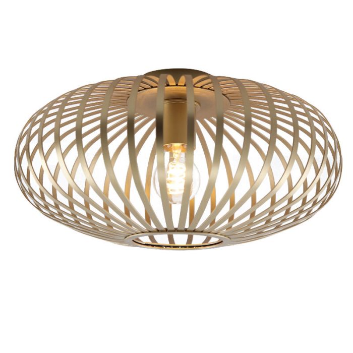 Industriële plafonnière goud, Lieve