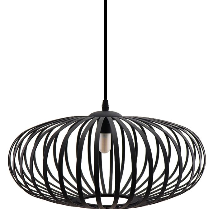 Industriële badkamer hanglamp zwart, Lieve, IP44