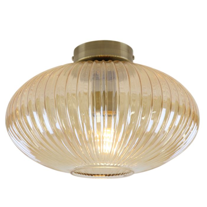 Design plafonnière amber, Charlois