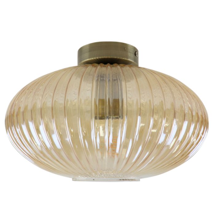 Design plafonnière amber, Charlois