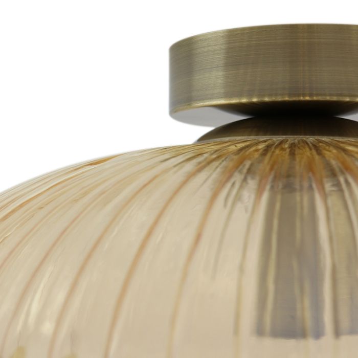 Design plafonnière amber, Charlois