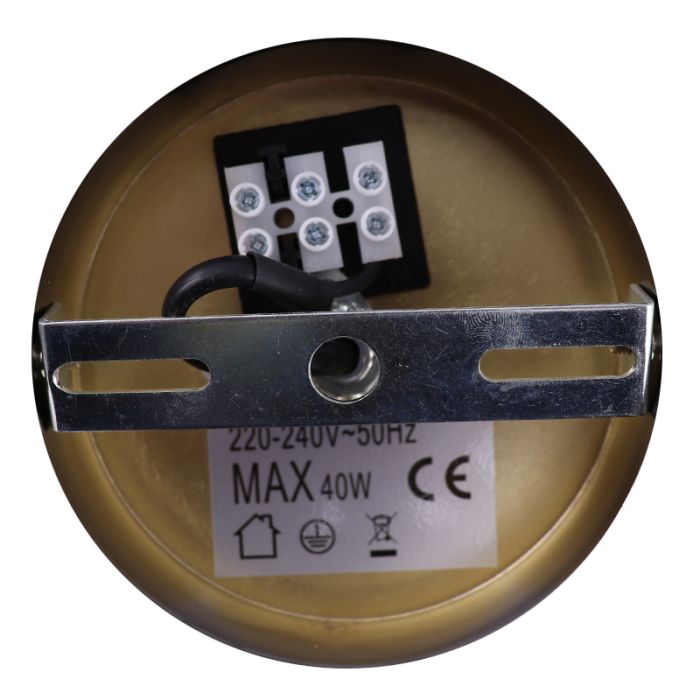 Design plafonnière amber, Charlois
