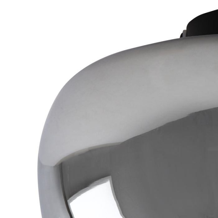 Design badkamer plafondlamp grijs, Vidro, IP44
