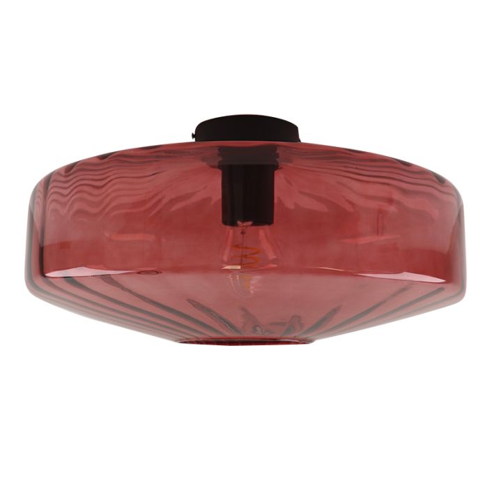 Design plafondlamp rood, Sevda