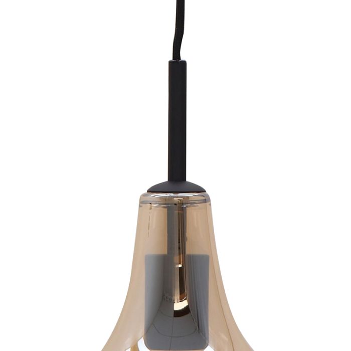 Moderne hanglamp amber, Yael
