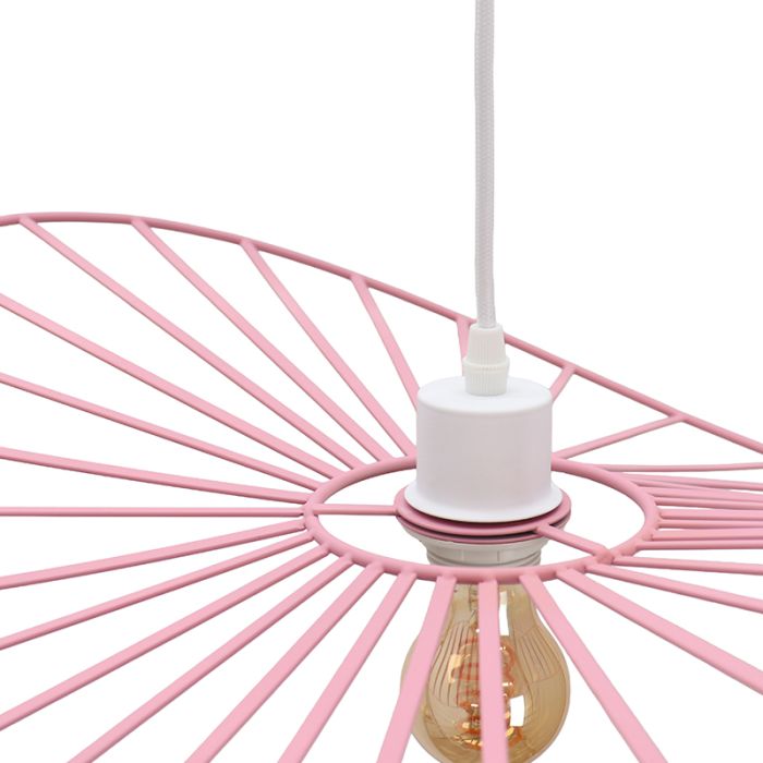 Moderne hanglamp roze, Jolinda