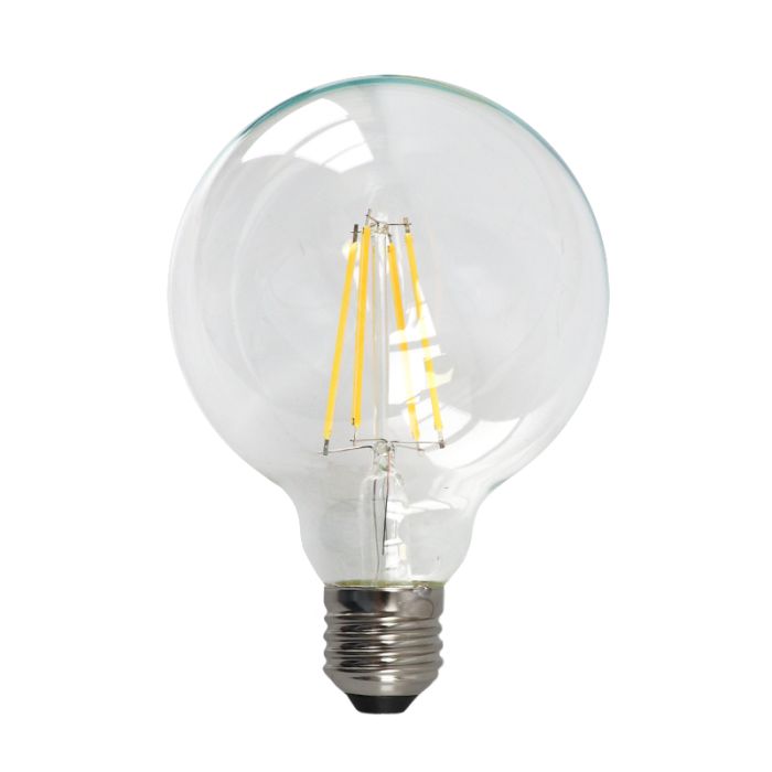 Dimbare Olucia E27 LED lamp George, G95, 4W, 2700K