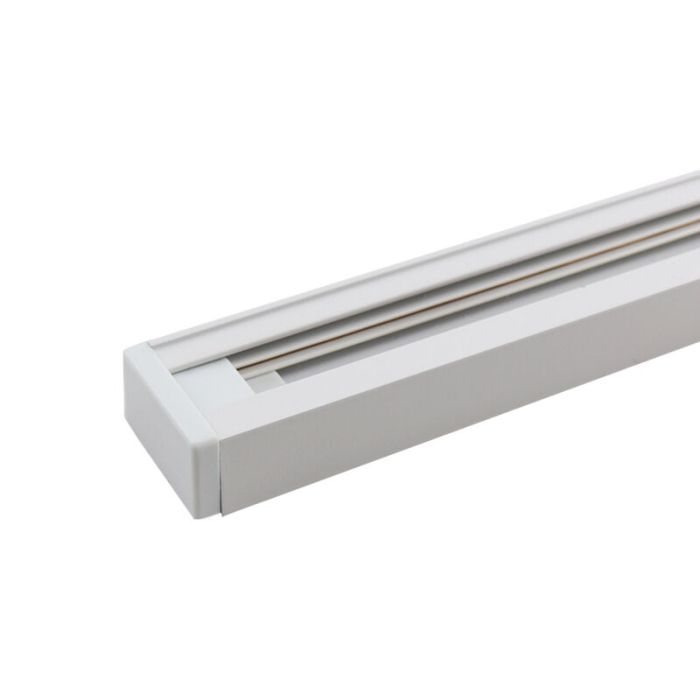 1-fase spanningsrail wit