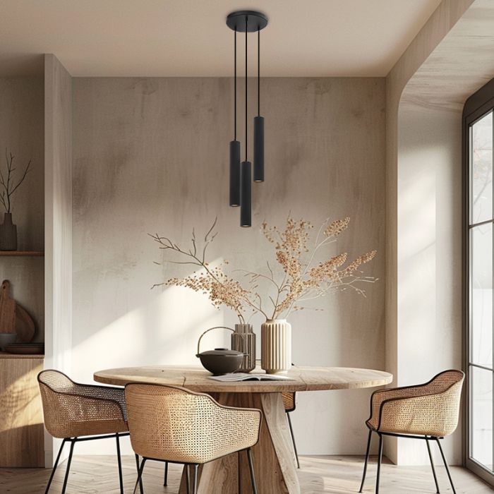 Moderne hanglamp zwart, Nadi