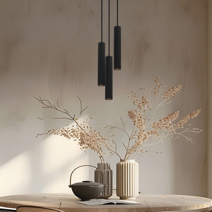 Moderne hanglamp zwart, Nadi