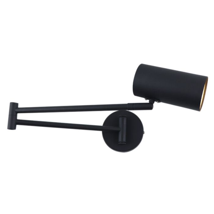Moderne wandspot zwart, Elena