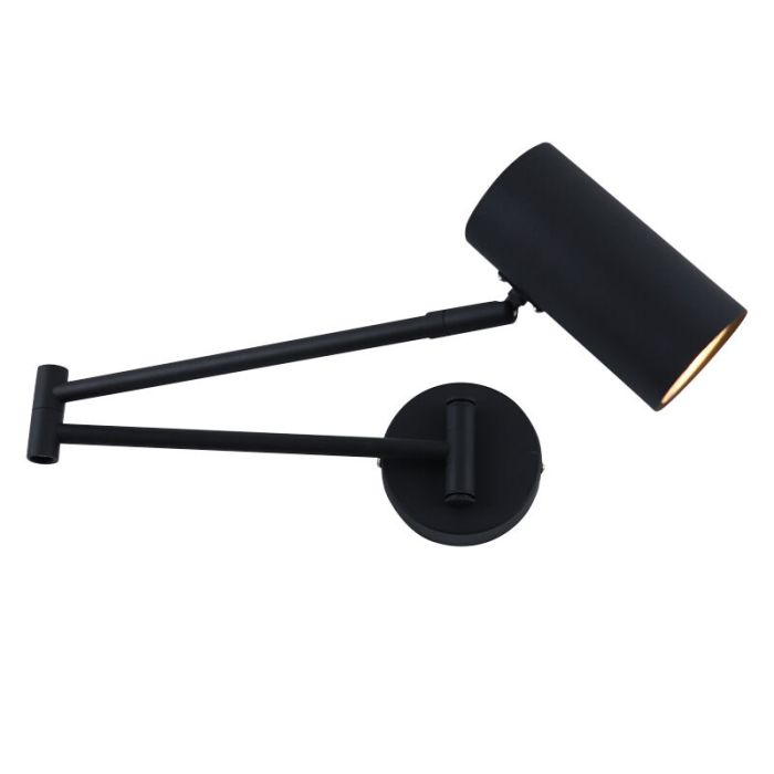 Moderne wandspot zwart, Elena
