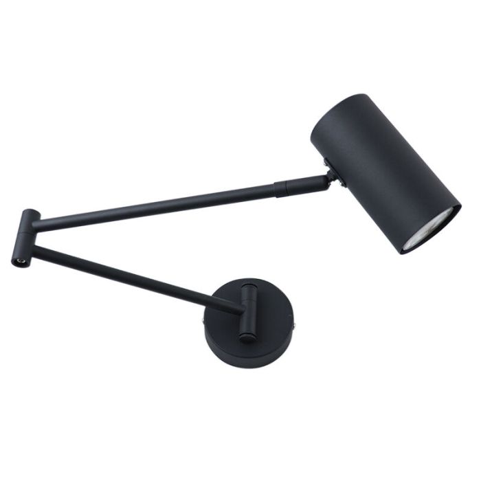 Moderne wandspot zwart, Elena