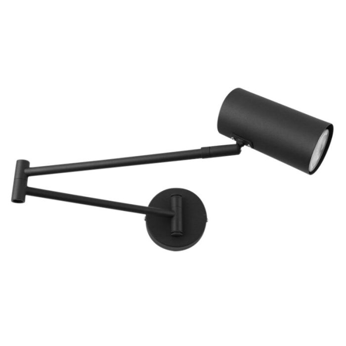 Moderne wandspot zwart, Elena