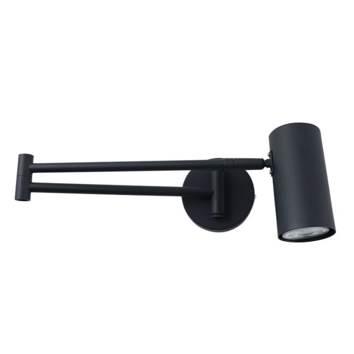 Moderne wandspot zwart, Elena