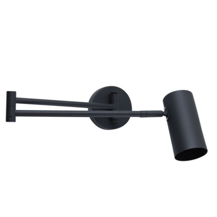 Moderne wandspot zwart, Elena