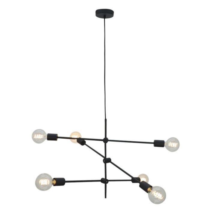 Moderne hanglamp zwart, Nica
