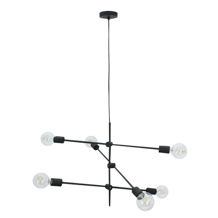 Moderne hanglamp zwart, Nica