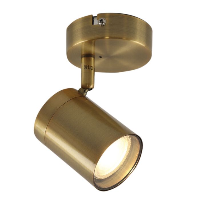 Moderne badkamer plafondlamp messing, Ciara, IP44
