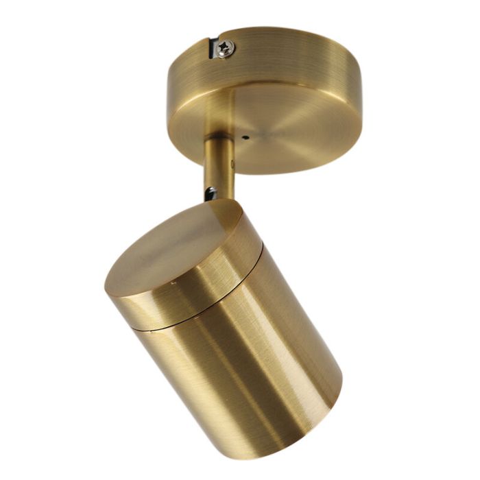 Moderne badkamer plafondlamp messing, Ciara, IP44