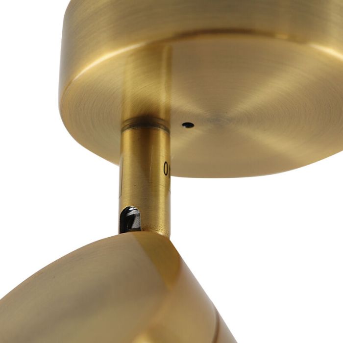 Moderne badkamer plafondlamp messing, Ciara, IP44