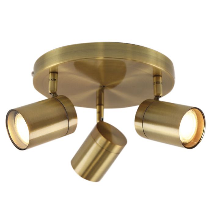Moderne badkamer plafondlamp messing, Ciara, IP44