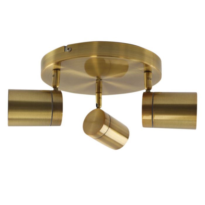 Moderne badkamer plafondlamp messing, Ciara, IP44
