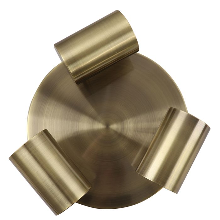 Moderne plafondlamp brons, Elena