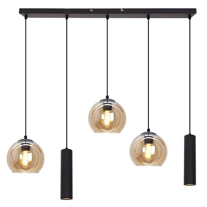 Moderne hanglamp zwart, Gianni