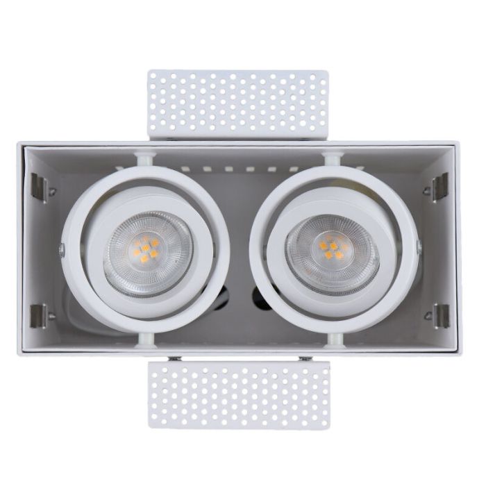 Moderne trimless inbouwspot wit, Joost