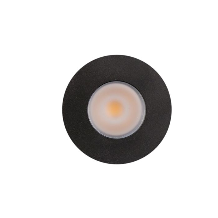 Zwarte Verandaverlichting Dico, IP65, dimbaar