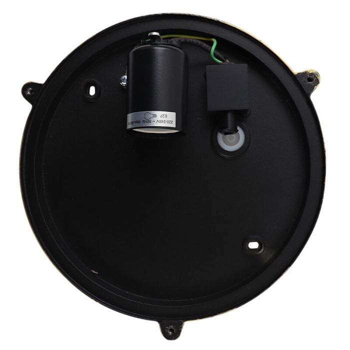 Industriële buitenlamp zwart, Juanita, IP44