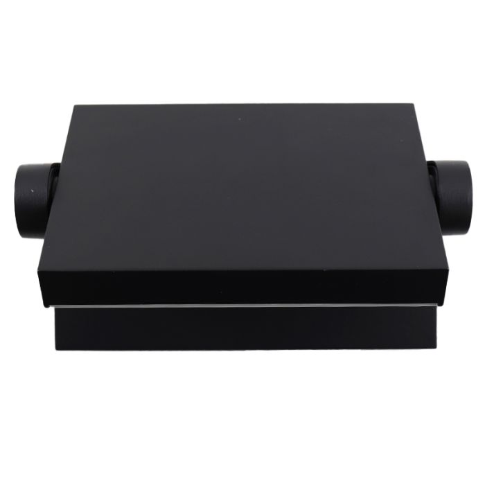 Moderne buiten wandlamp met schemersensor zwart, Alet, 12,5W, 3000K LED, IP54